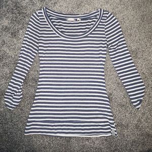 Guess Navy Striped long sleeve shirt
